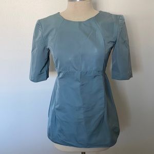 Marni Teal Collarless Top 40